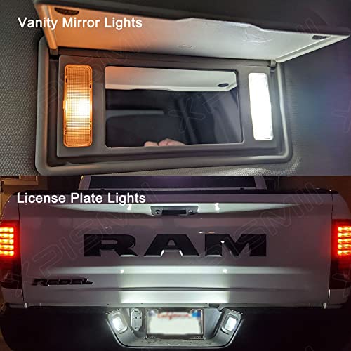 Kit LED Interior Blanco 6000K 12 Piezas para Dodge Ram miniatura 7