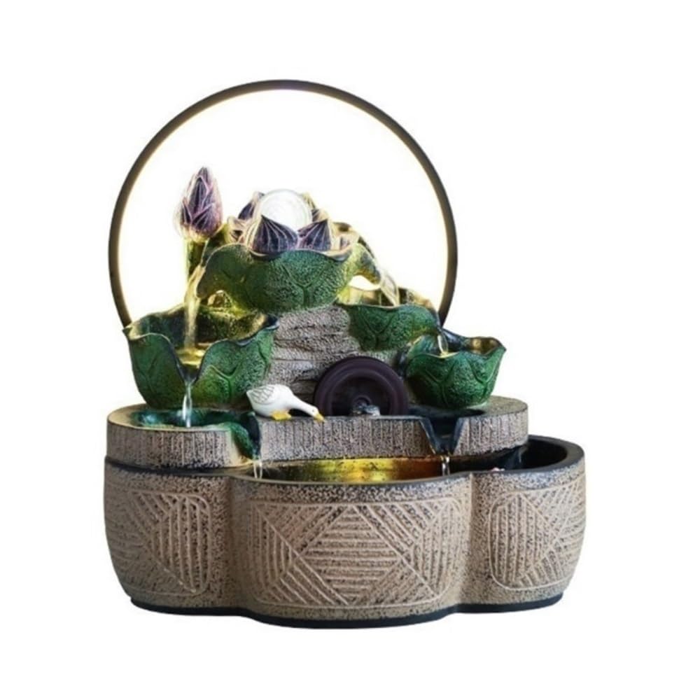 Fontaine d'intérieur pour masquer les bruits et détendre l'espace bureau maison