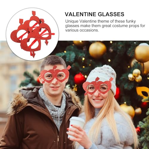 Lunettes cœur Valentine avec montures légères et confortables en plastique - 6