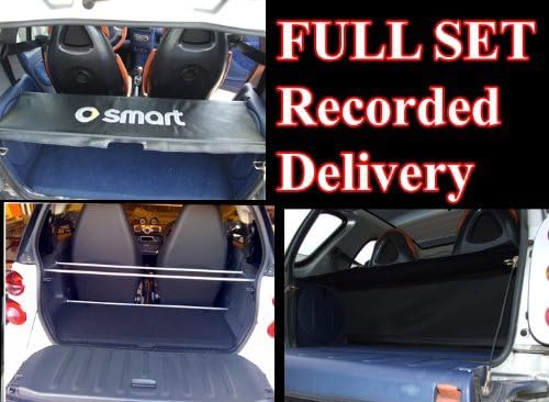 generic car accessories Leatherette Parcel Shelf Cover and Supporting Rods fit SMART FOR TWO 450 models from 1998 to 2006