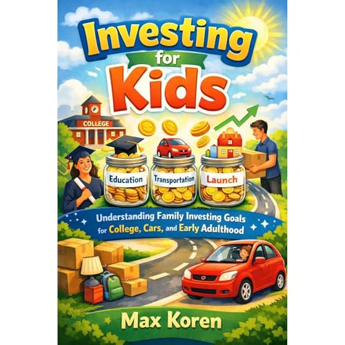 Investing for Kids Audiolibro Por Max Koren arte de portada
