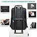 BANGE Men's Laptop Backpack for 17.3Inch Notebook,Waterproof Fashion Travel Backpacks,High Tech Backpack with Water Bottle, Work Business Backpacks for Men and Women