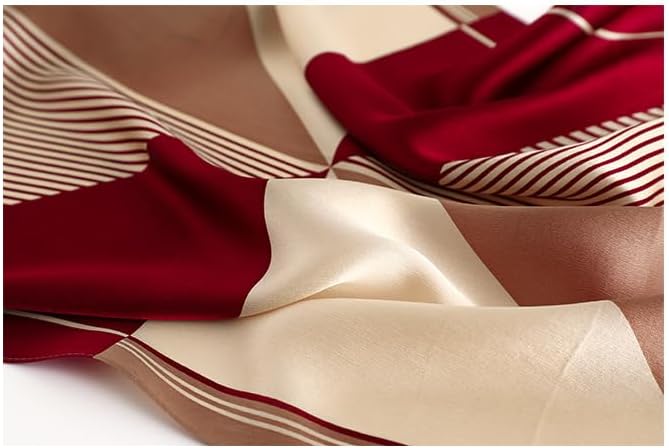 MEISEE 100% Mulberry Silk Long Scarf for Women Large Oblong Sunscreen Shawls Wraps Neck Headscarf Hair Wraps Gift Packed - Image 3