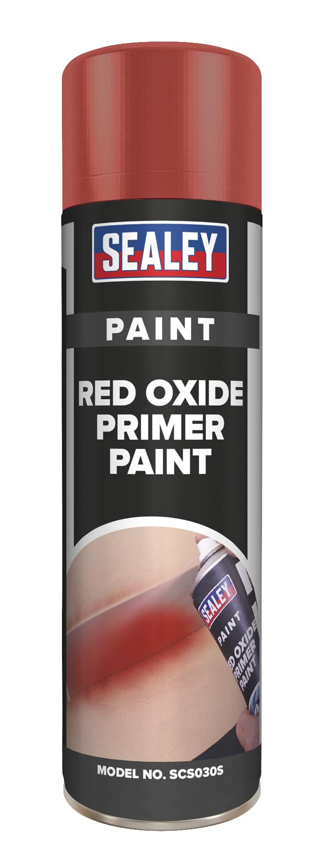 Sealey Red Oxide Primer Paint 500ml Garage Workshop DIY