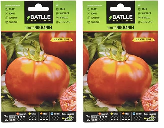 Semillas Batlle Tomate MUCHAMIEL (Paquete de 2)