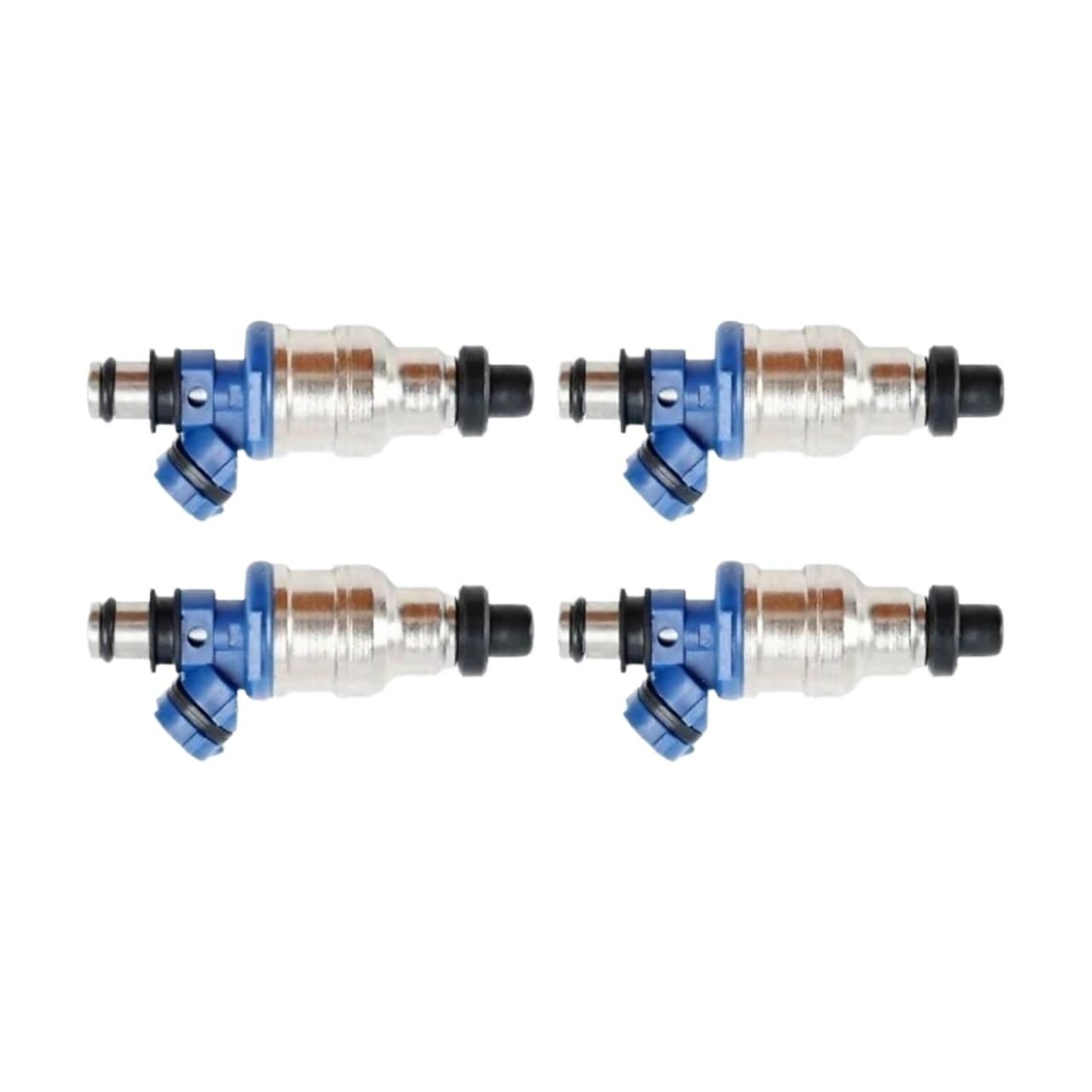 Laiyonggr 195500-1970 4Pcs 1955001970 195500 1970 4Pcs Fuel Injectors Compatible For Mazda Miata Mx3 Mx6/Kia Sephia 195500-1970