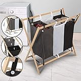 ⭐⭐⭐⭐⭐ ZEITSPAREND: Mit diesem Wäschesammler sparen Sie Zeit und Energie, da Sie schmutzige Kleidung im Voraus anstatt gerade vor dem Waschen sortieren können