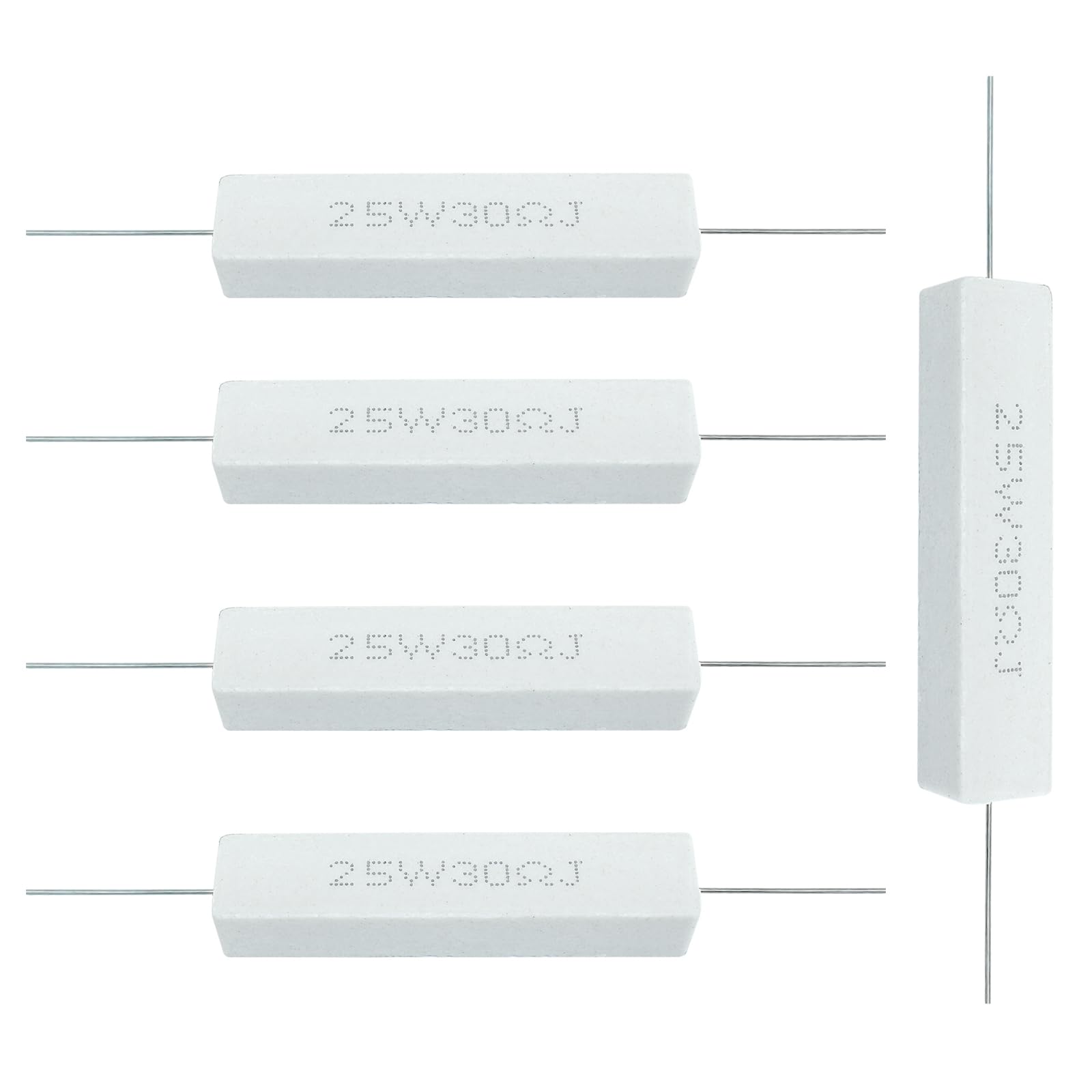 Resistenza A Filo 20 Ohm 22W 5% In Ceramica/Cemento Dale - Assiale, Nuova