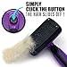 Pet Slicker Brush - Dog & Cat Brush for Shedding & Grooming Long & Short Hair - Dematting & Detangling Self-Cleaning Brushes for Dogs, Cats & Pets (Mauve Pink)