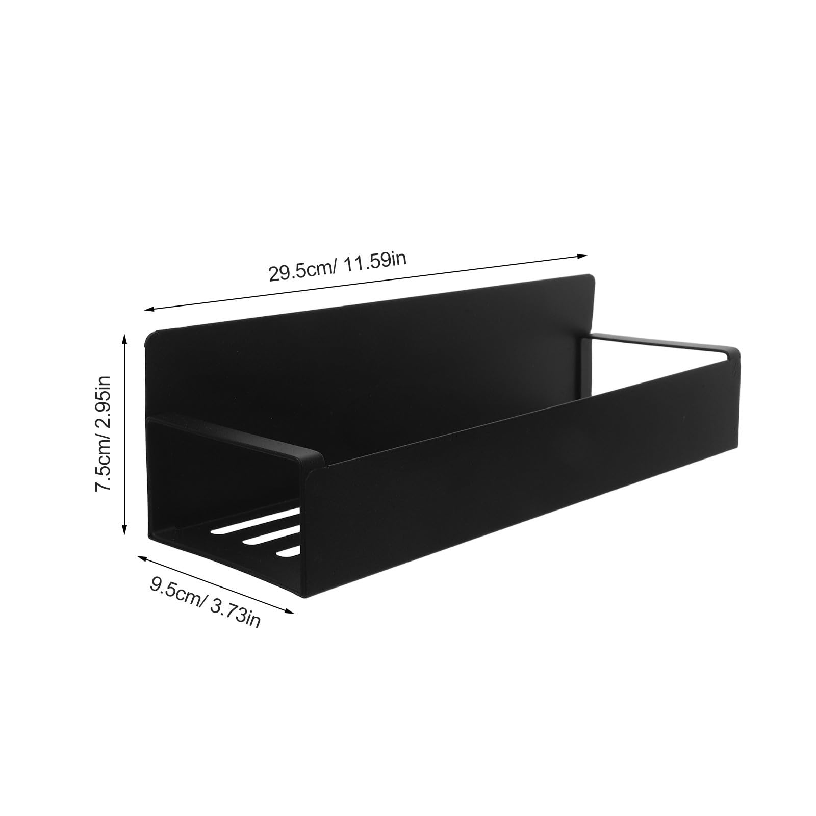 2 Pezzi Porta Spezie Nero in Acciaio al Carbonio Magnetico per Cucina
