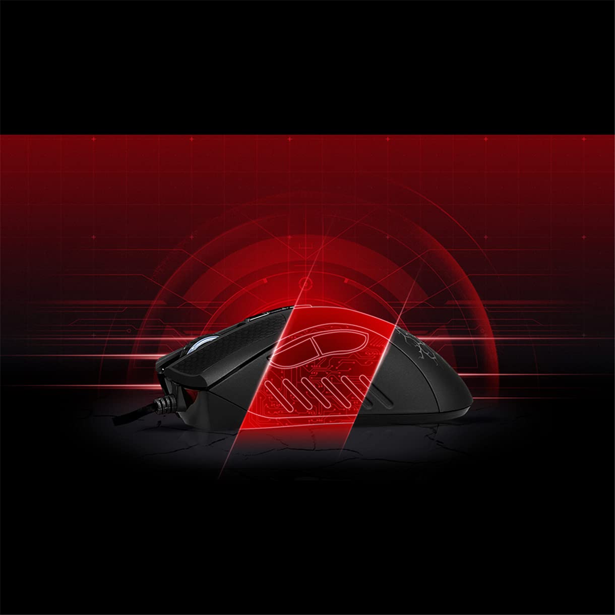 Mouse ottico da gioco Mouse cablato abbagliante colorato compatibile per Bloody A90 (richiede attivazione)