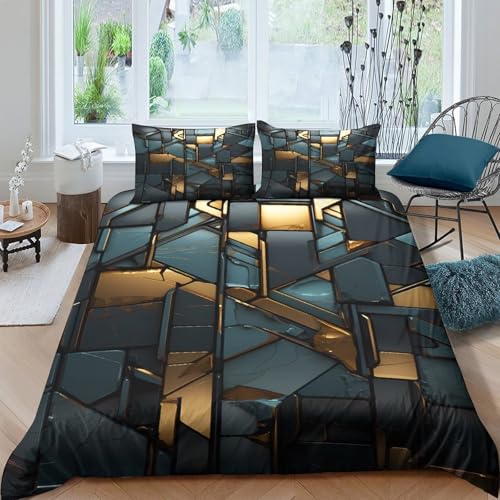 Parure de lit 200x200 Tourbillon Galactique en microfibre housse de couette 3D
