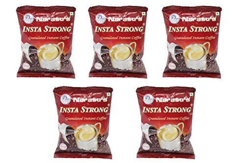Image of Narasus Kaxilu Narasus Insta Strong Instant Ground Coffee 50 Gms (Pack Of 5)|Packet