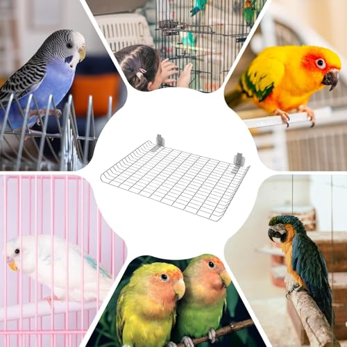 Poleiro para Aves - Poleiros em Aço Inoxidável para Gaiolas - Brinquedo de Enriquecimento Para Periq