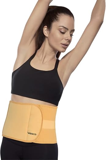 Vissco Post Pregnancy Support Abdomen Belt (8 Inches), Helps the Weak Abdominal Muscles &amp; Toning the Abdomen Muscles,Tummy...