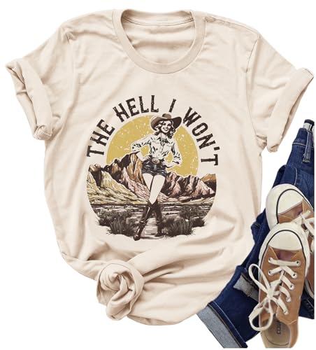 Funny Western Shirts for Women Cowboy Take Me Away Vintage Graphic Country T Shirt Teen Girls Summer Retro Tees Tops