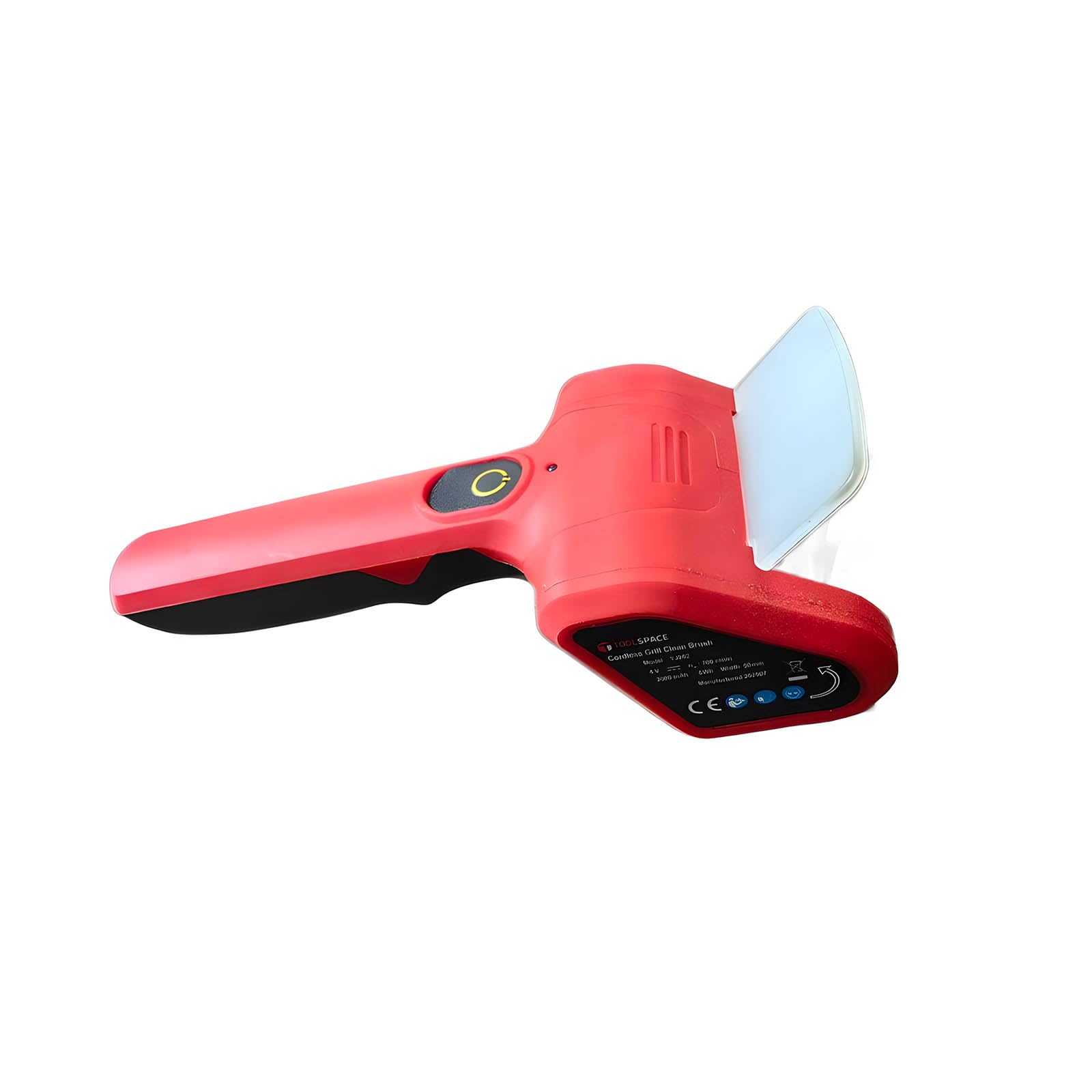 Jazuaiao Mobile Electric BBQ Brush with Untarnished Collector, Ergonomic Design & Rechargeable Detachable Tool Radio BBQ Cleansing Tool