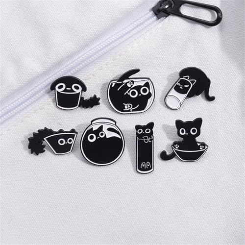 Broche de gato de aleación resistente para grifos de ropa, 5 piezas 7