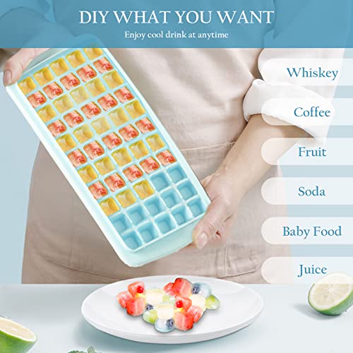 Bandeja mini para cubitos de hielo con cubeta y cuchara miniatura 5
