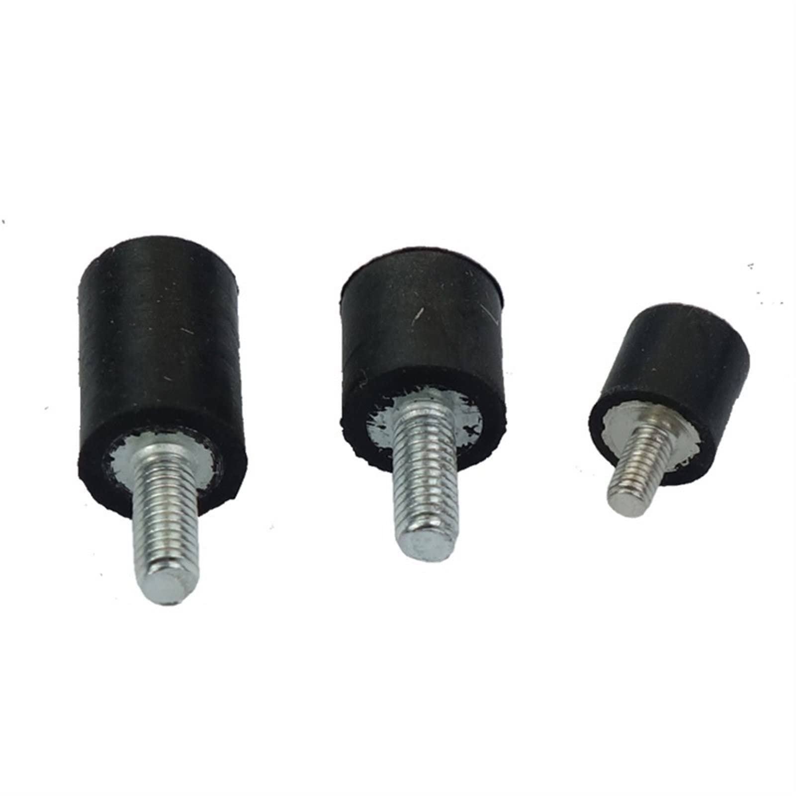 Perni in gomma Isolatore antiurto 4 pezzi M6 M8 Supporti antivibranti, sostituisce tasselli Blocco base piatto silenzioso filettato | M8x23 D40xH30