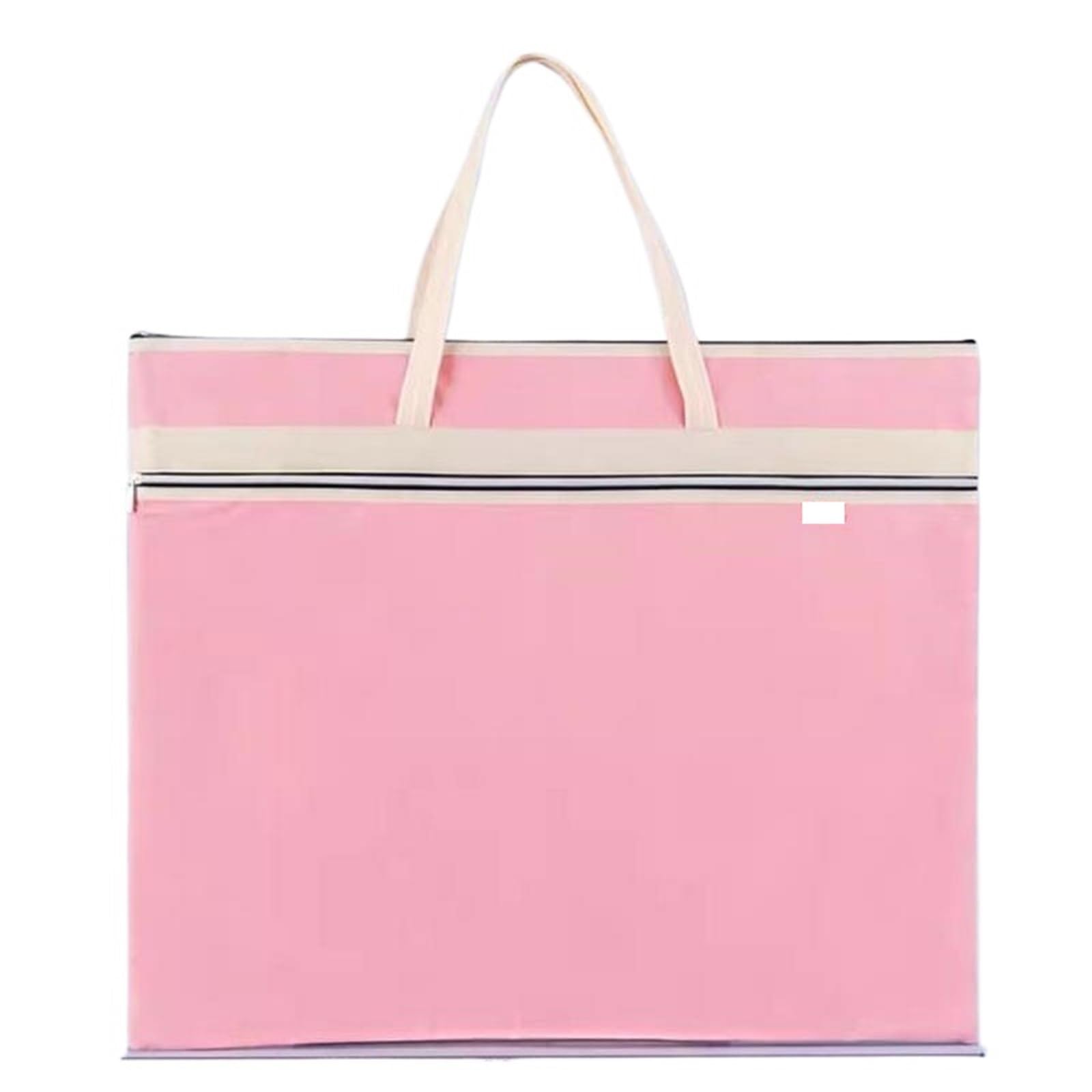 BoîTe De Rangement pour Portfolio Artistique Grand fourre-Tout A2 Sac d'art for Artistes de Portefeuille Travail Dessin for matériel Artistique Peinture Portable(Pink)