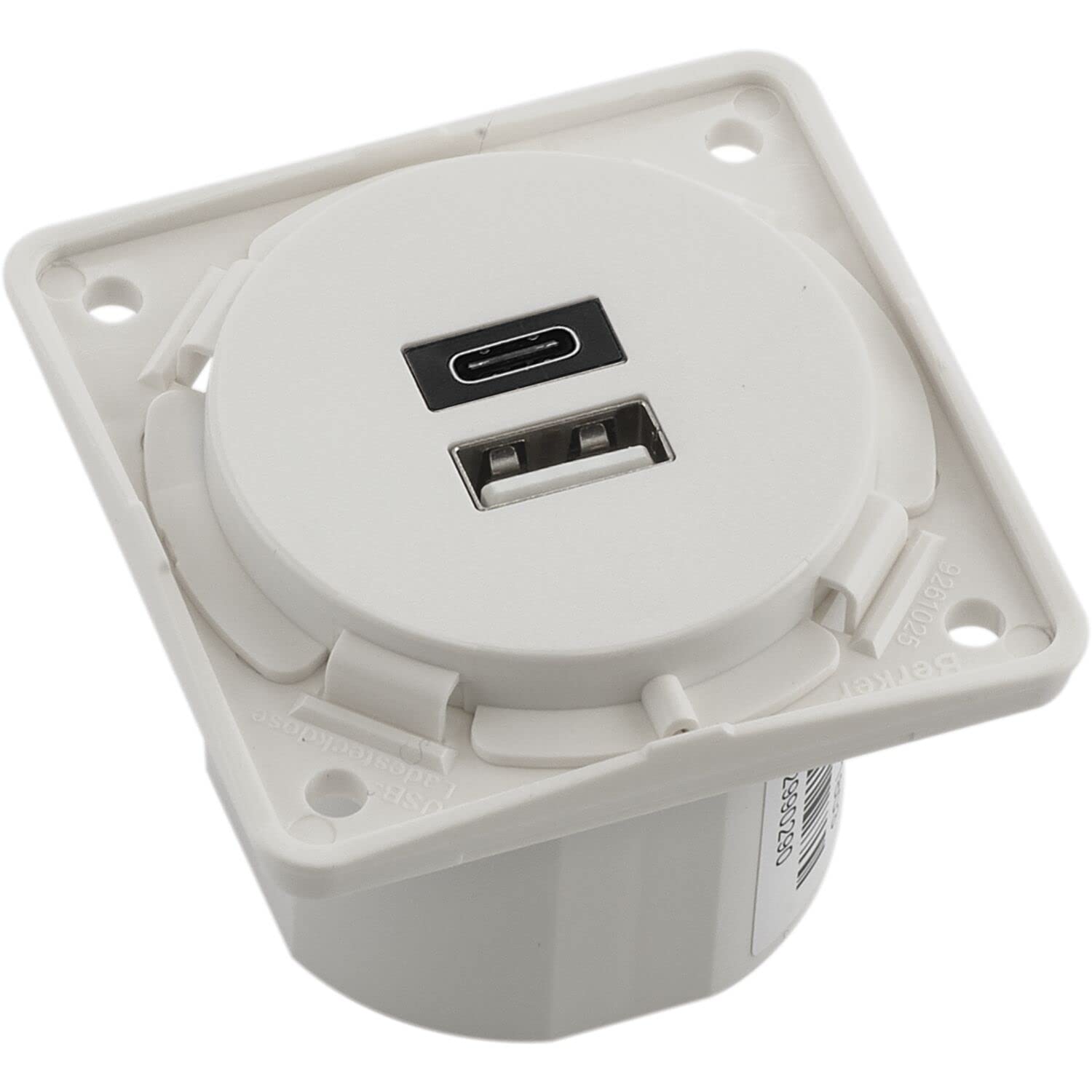 Hager Berker Usb A+C 3A 230V Charging Socket Outlet Integro - 926202509
