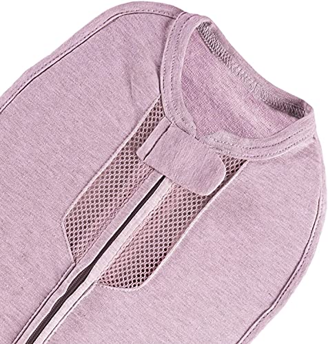 Image of Woombie Air Nursery Swaddling Blanket - for Babies Up to 6 Months - Vented (Pink Posey, 14-19 lbs)