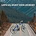 Ailejia Finger Racing Bicycle Mountain Bike Cake Topper Mini Dirt Bike Bicycle Model Cool Boy Toy (Blue)