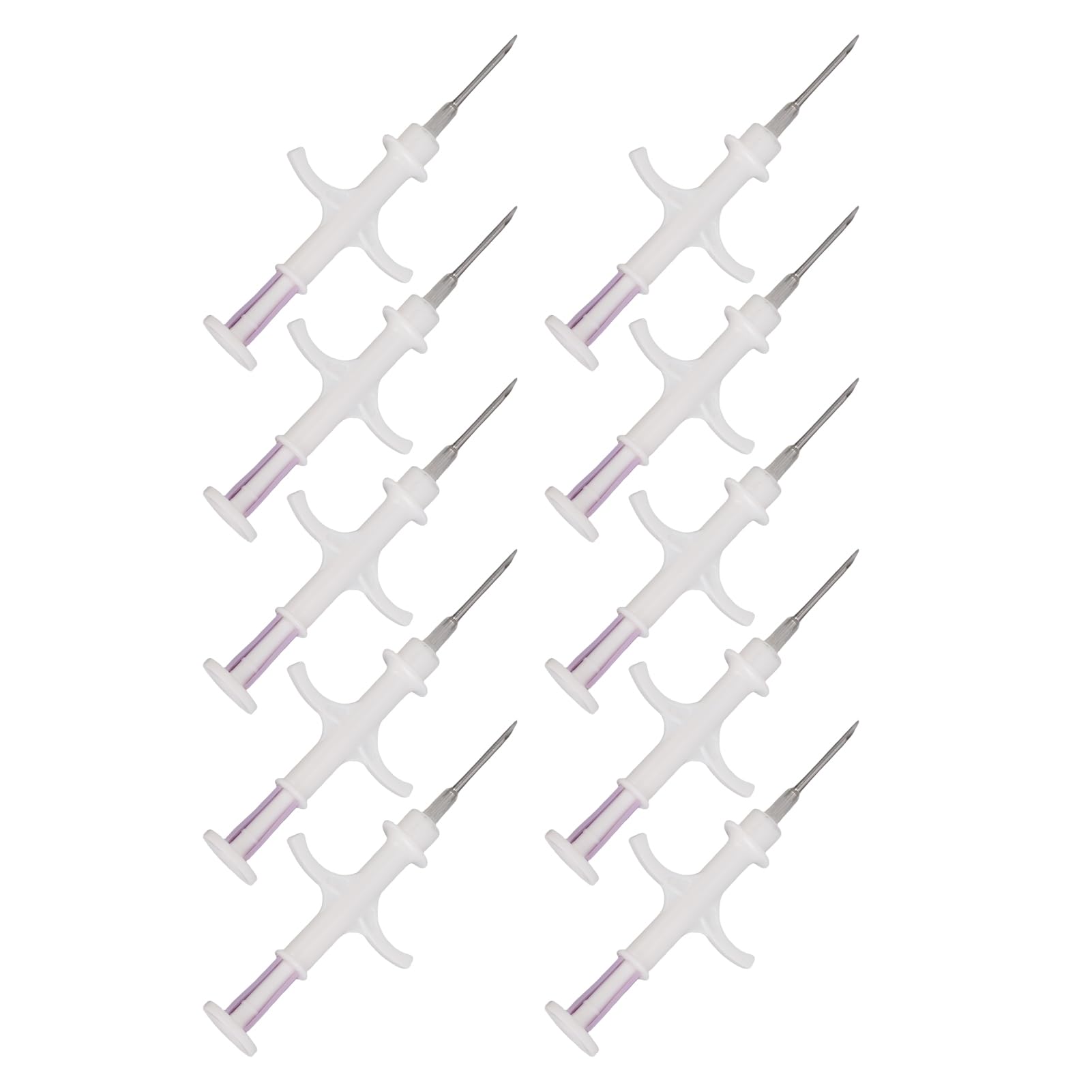 10 Pack Universal PET Microchip, IS011784/5 FDX-B 134,2 kHz 125kHz PET-ID-Tags, 512bit Tiermikrochip für Hunde Katzen Tierfleisch Geflügelfisch (2,12 * 12 mm)