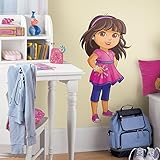 RoomMates Dora and Friends Peel and Stick Giant Wall Decals, ,