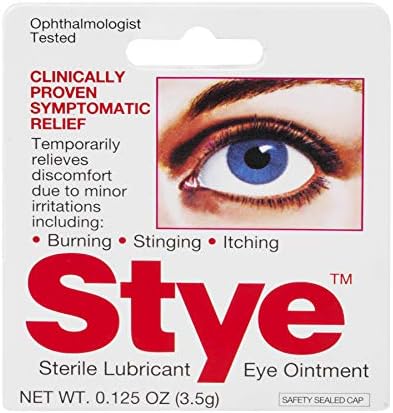 Stye Sterile Lubricant Eye Ointment, Ophthalmologist Tested, 0.125 ounces