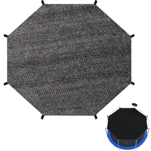 Couverture de tente pour trampoline rond - Toile d'ombrage et protection solaire