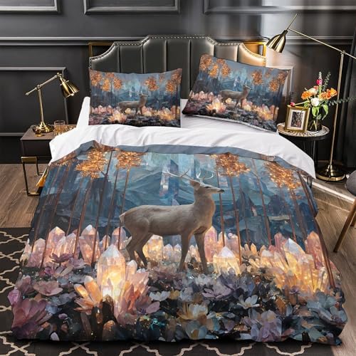 Housse de couette microfibre hypoallergénique parure lit fermeture éclair