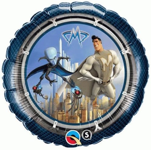 18" Megamind And Metroman Mylar Balloon