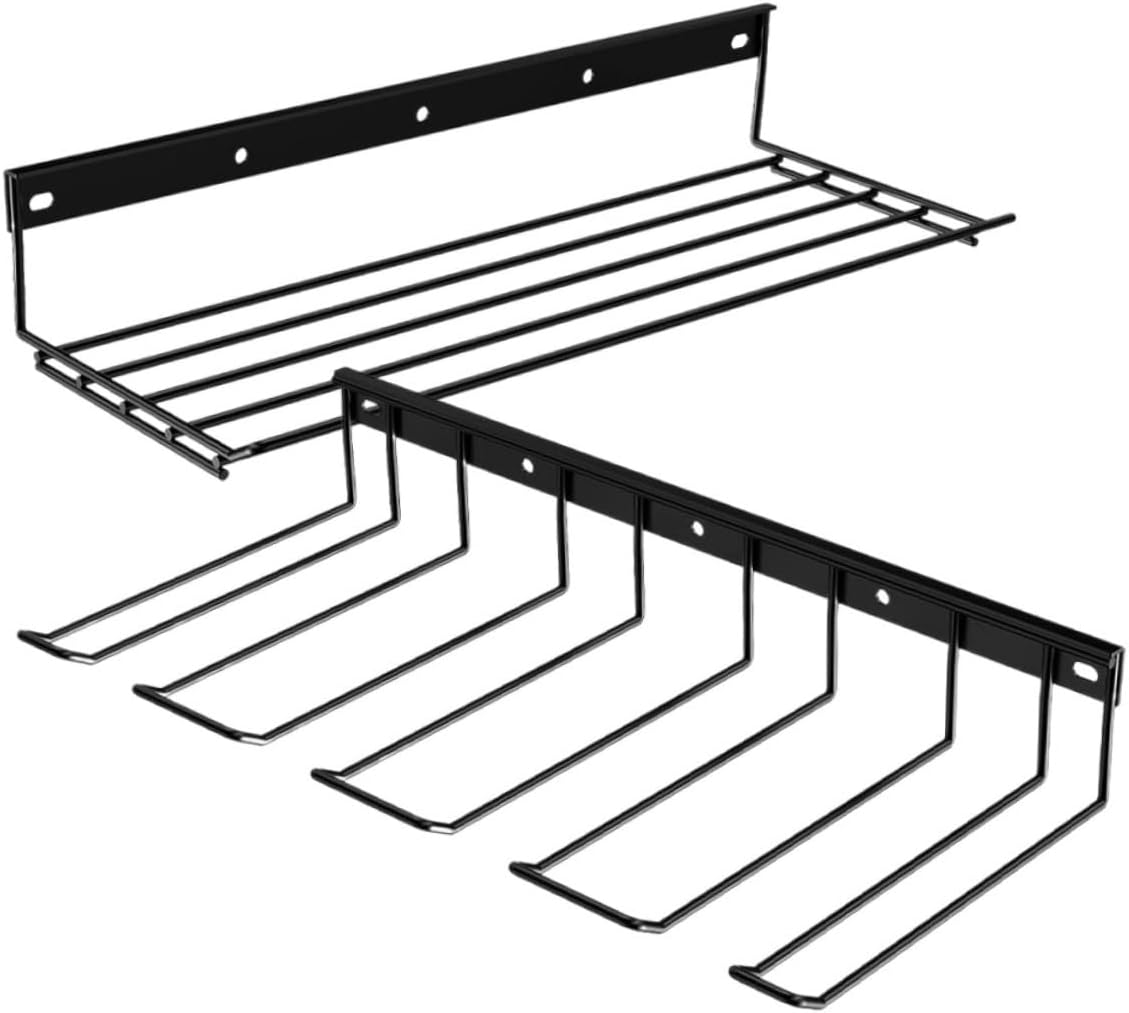 BESPORTBLE Wall-mounted Electric Drill Rack and Screwdriver Tool Storage Organizer Heavy Duty Iron Power Tool Holder Workshop Garage Utility Shelf, Cordless Drill Storage Rack,