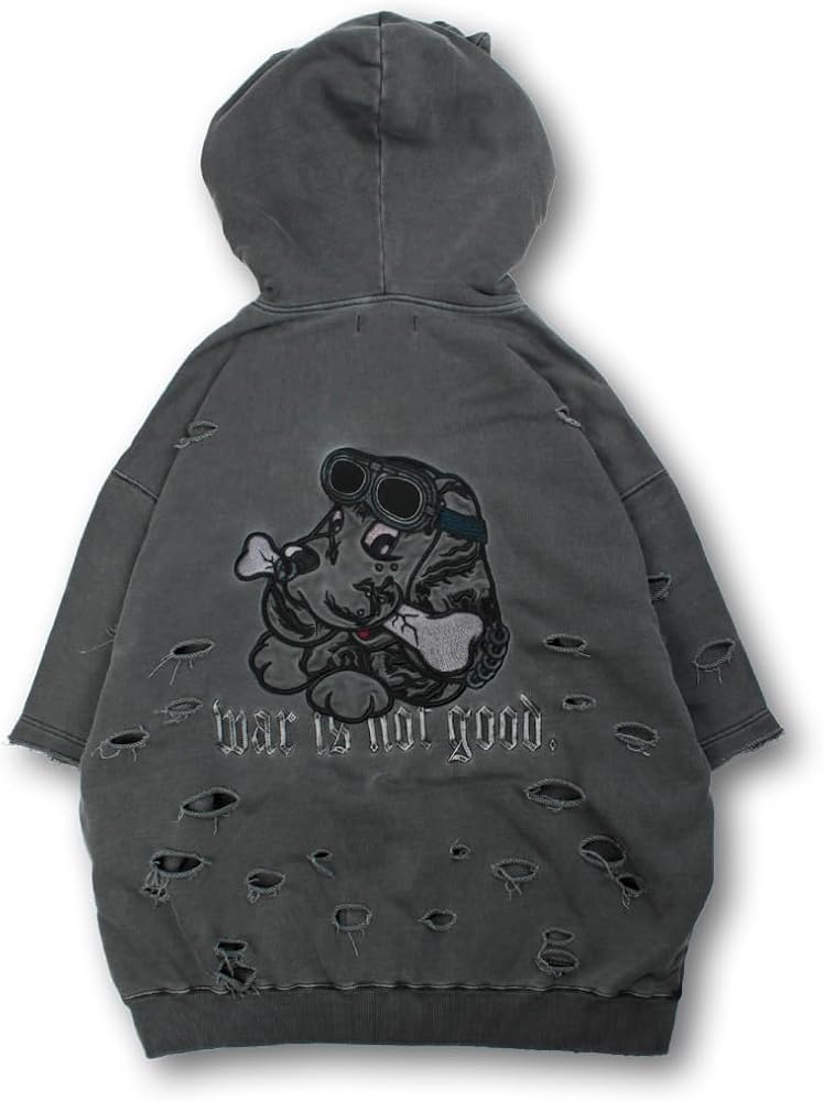 猫耳パーカー パーカー 希少]GALFY 大型犬 グレー ⁄ガルフィー⁄染め 