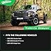 AUQDD 10Pcs Front End Kit Fit For 2001-2010 Chr-ysler PT Cruiser, 00-05 Do-dge Neon, 2 Lower Control Arm w/Ball Joint 2 Sway Bar Link 4 Outer Inner Tie Rod End (# K620009 K620010 K7348 EV404 ES3173)