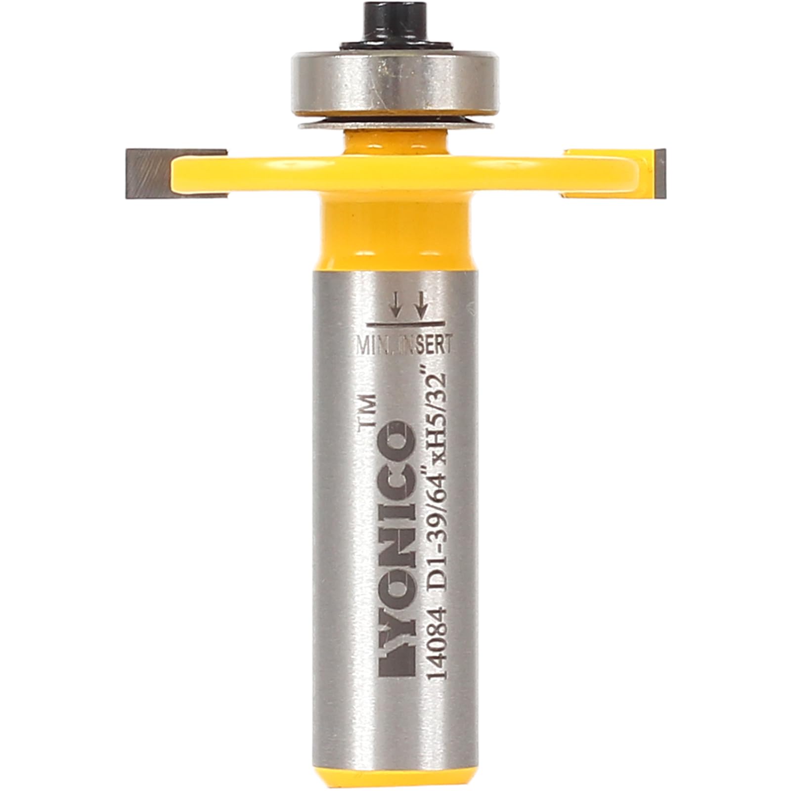 Yonico Biscuit Cutter Joint Slot Router Bit #20 1/2-Inch Shank 14084