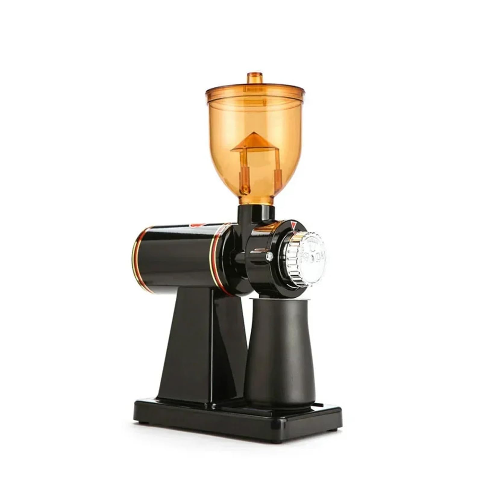 Profesjonalny elektryczny młynek do kawy ziarnistej do espresso, kawy przelewowej, French Press Bezpieczeństwo użytkowania(Silver Steel Cup)