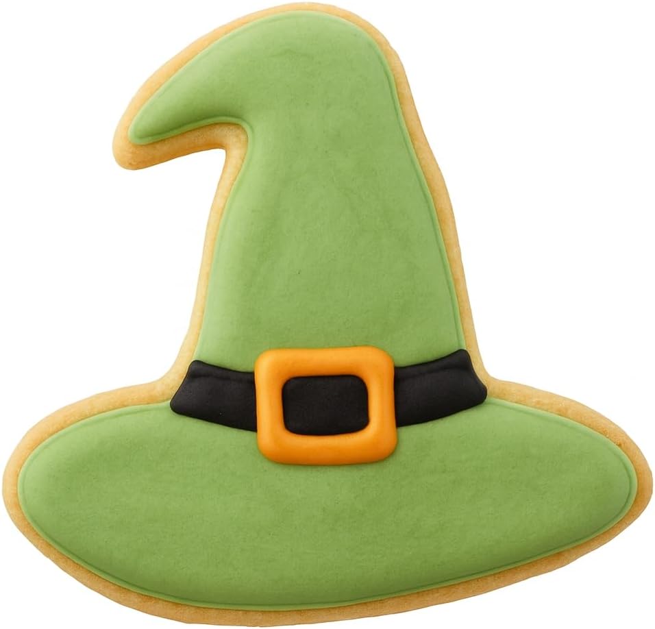 Witch Hat Cookie Cutter with Easy Push Design (4 inches) image 5