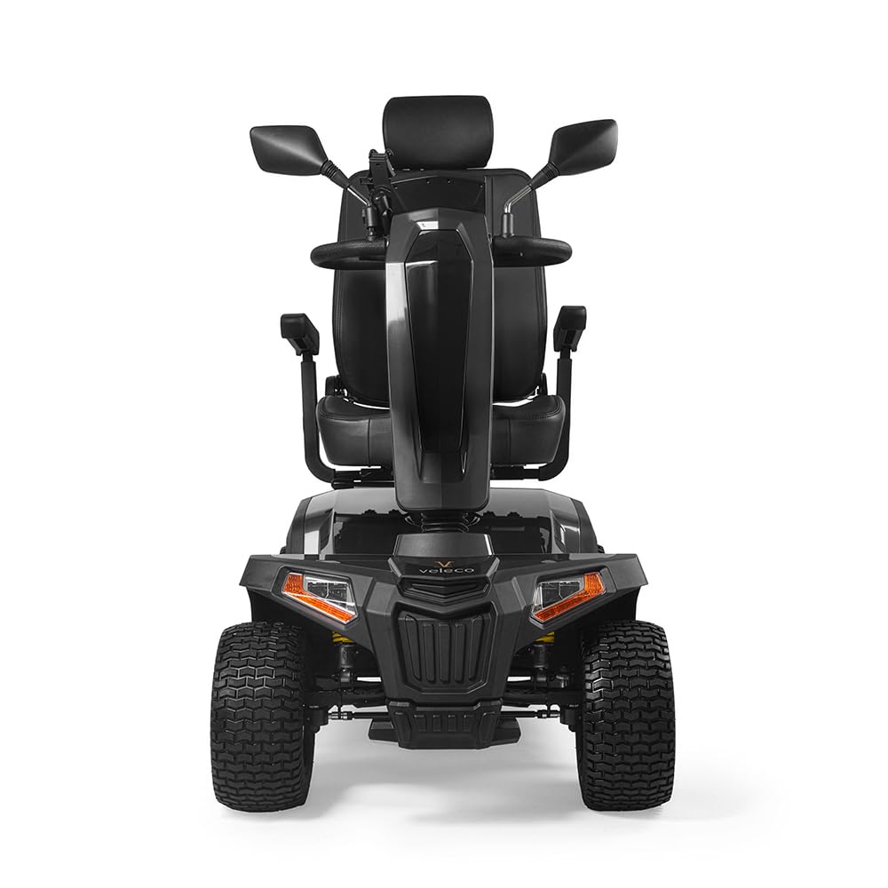 VELECO SHARPY PRO – Czterokołowy pojazd z mocnym silnikiem, wyposażony w duże opony (Czarny)