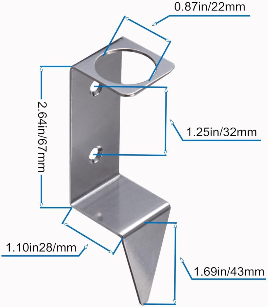 5" Capacity Rain Gauge with 2 in 1 Stainless Steel Rack Holder for Yards, Lawns, Pathway, Patio