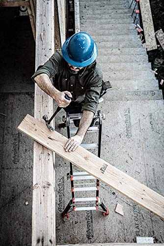 Little Giant Ladders, Dark Horse, M17, 9-15 foot, Multi-Position Ladder, Fiberglass, Type 1A, 300 lbs weight rating, (15147-001)