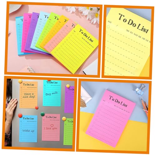 Bloc notes adhésifs multicolores pour optimiser le bureau et la maison