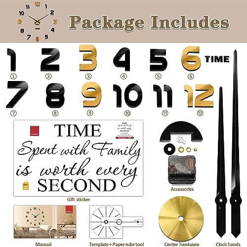 Vangold Orologio da Parete Moderno Grande orologio...