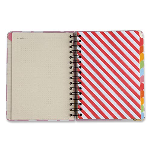 Planner Wire-o Smiley Listras, Cicero, 3564, Multicolorido, Mensal e Semanal, 96 Folhas, Papel Pólen