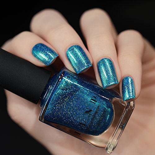 Image of ILNP High Tide - Bright Blue Green Holographic Nail Polish