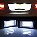 2pc 24 LED Error Free License Plate Light For BMW E90 E92 E93 M3 E70 E60 E39 F30 (Reference Part NO: 63267165646/63267193293)