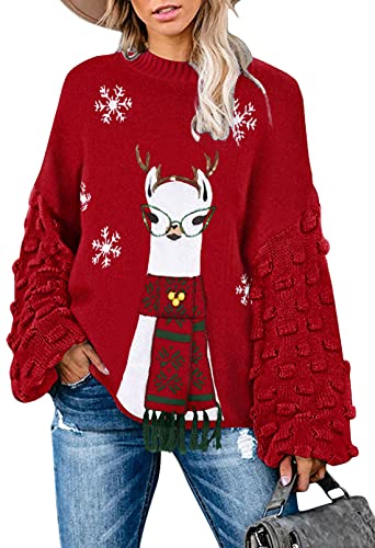 apparel puff sleeve sweater