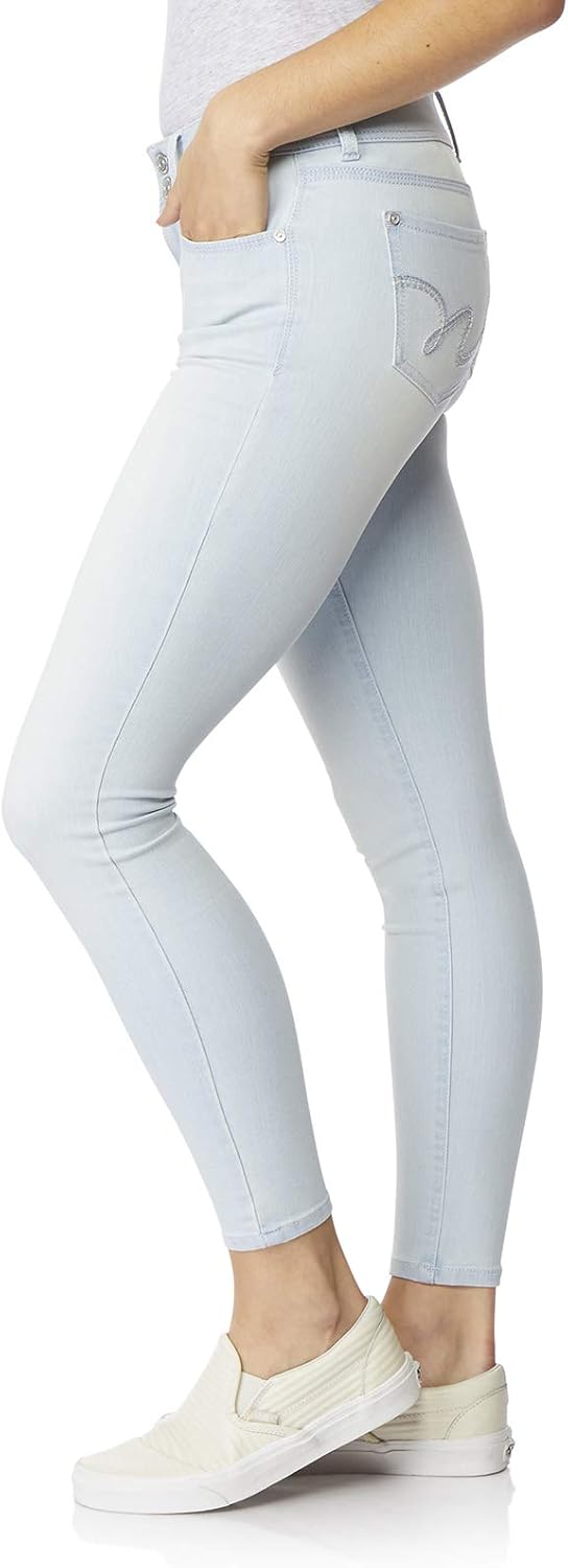 WallFlower Women's WBM10964S Ultra Skinny Mid-Rise Insta Soft Juniors Jeans (Standard and Plus), Tara, 0